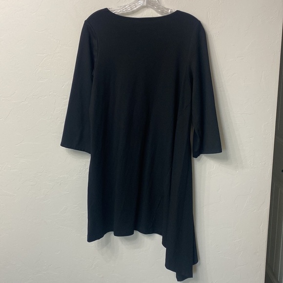 Bryn Walker asymmetrical black dress size small. - Picture 11 of 14